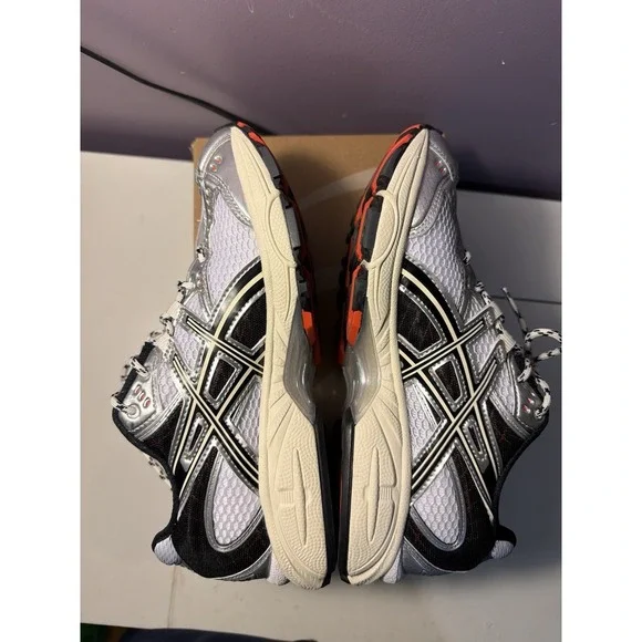 asics gel-nimbus 10.1 white black Women's 6.5 & Men's 5 - Picture 4 of 7